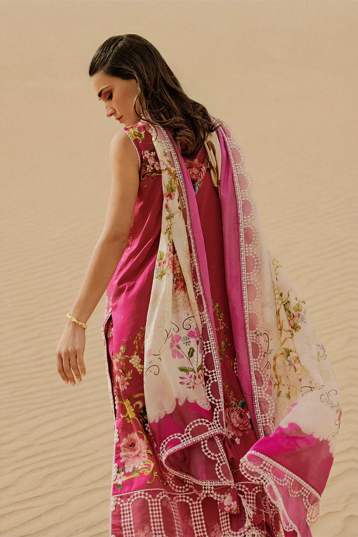 Saira Rizwan Luxury Lawn 2026 | ZUMAR-SRL26-02 4
