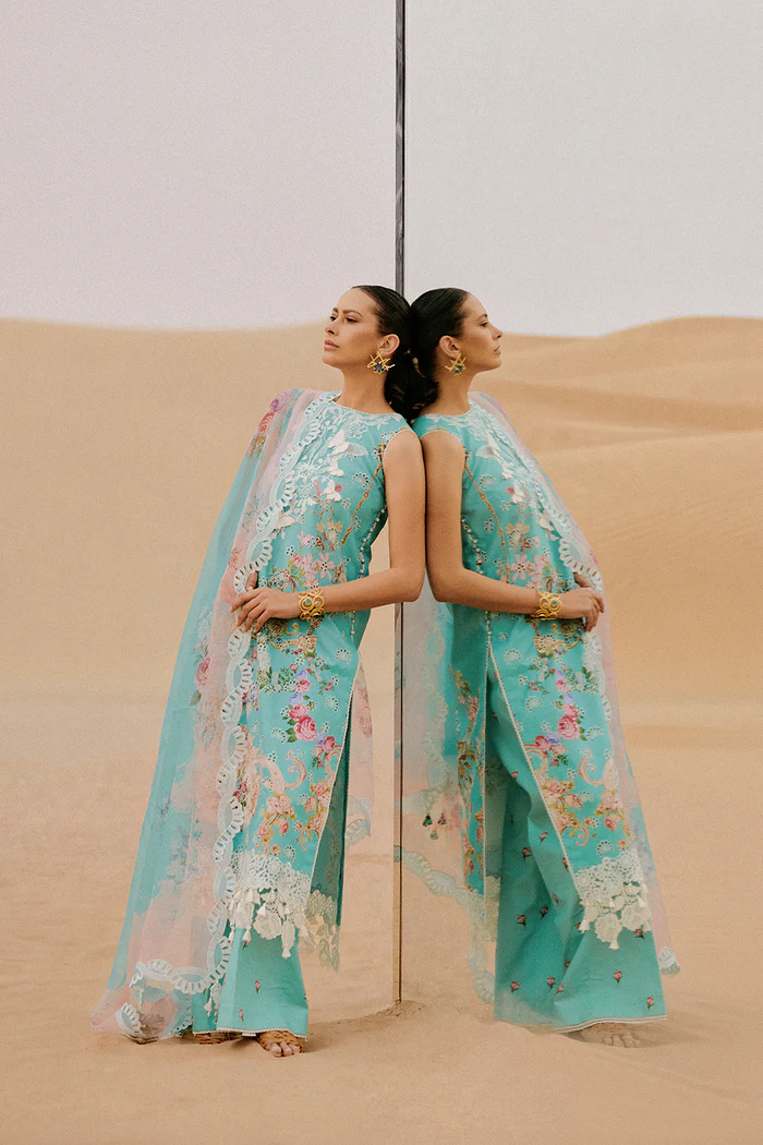 Saira Rizwan Luxury Lawn 2026 | MEHRSA-SRL26-03 2