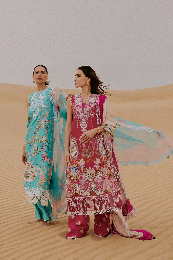 Saira Rizwan Luxury Lawn 2026 | MEHRSA-SRL26-03 3