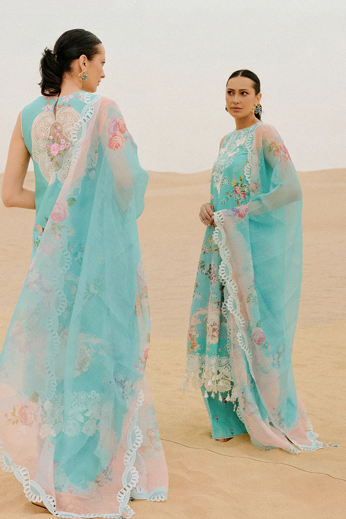 Saira Rizwan Luxury Lawn 2026 | MEHRSA-SRL26-03 4