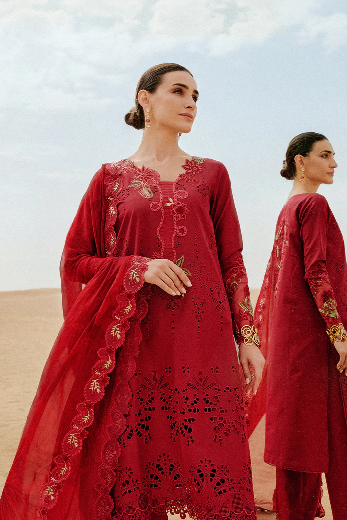 Saira Rizwan Luxury Lawn 2026 | RAYLI-SRL26-06 3