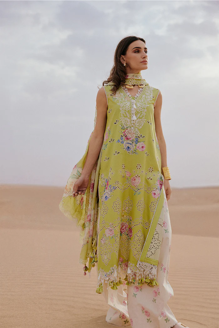 Saira Rizwan Luxury Lawn 2026 | NAVA-SRL26-08