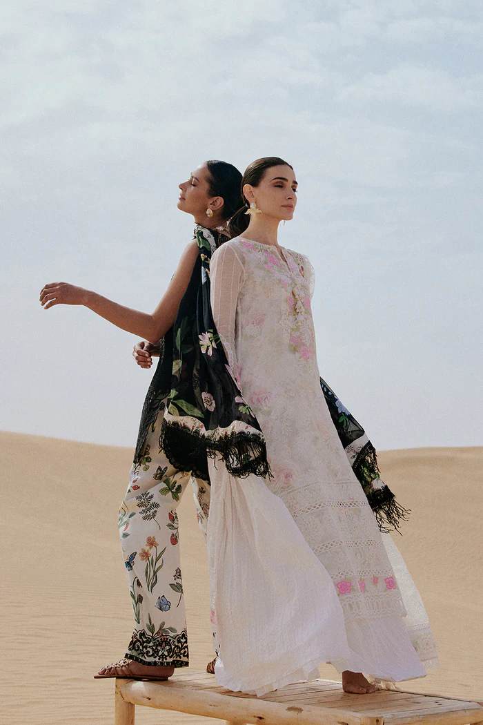Saira Rizwan Luxury Lawn 2026 | IZEL-SRL26-09 5
