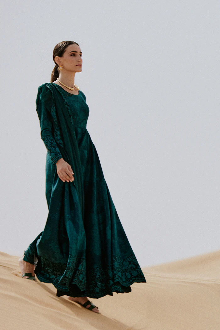 Saira Rizwan Luxury Lawn 2026 | ZOMOROD-SRL26-10