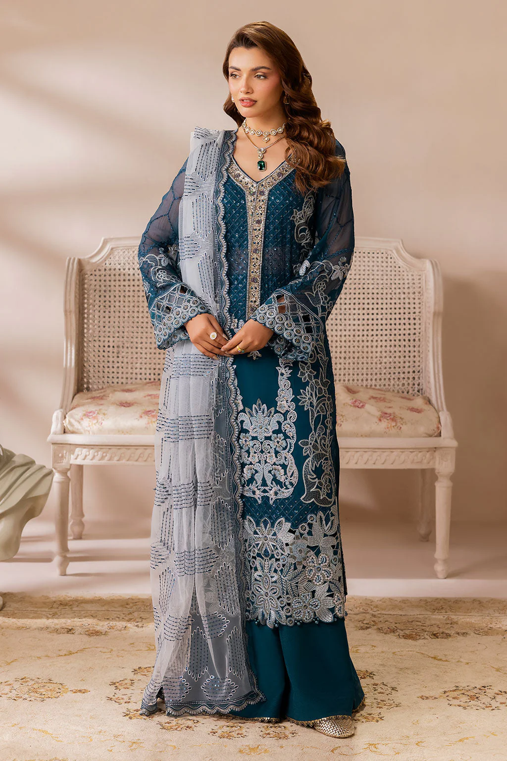 Ramsha Satrangi Chiffon Collection 2026 || ST-101