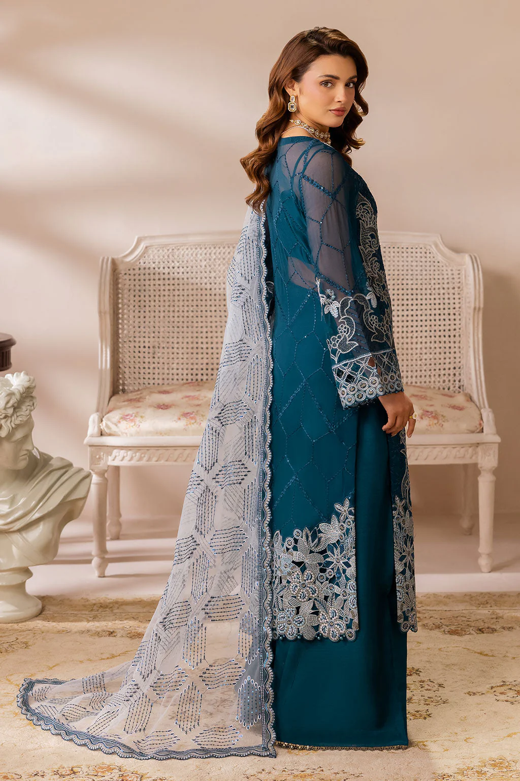 Ramsha Satrangi Chiffon Collection 2026 || ST-101 2