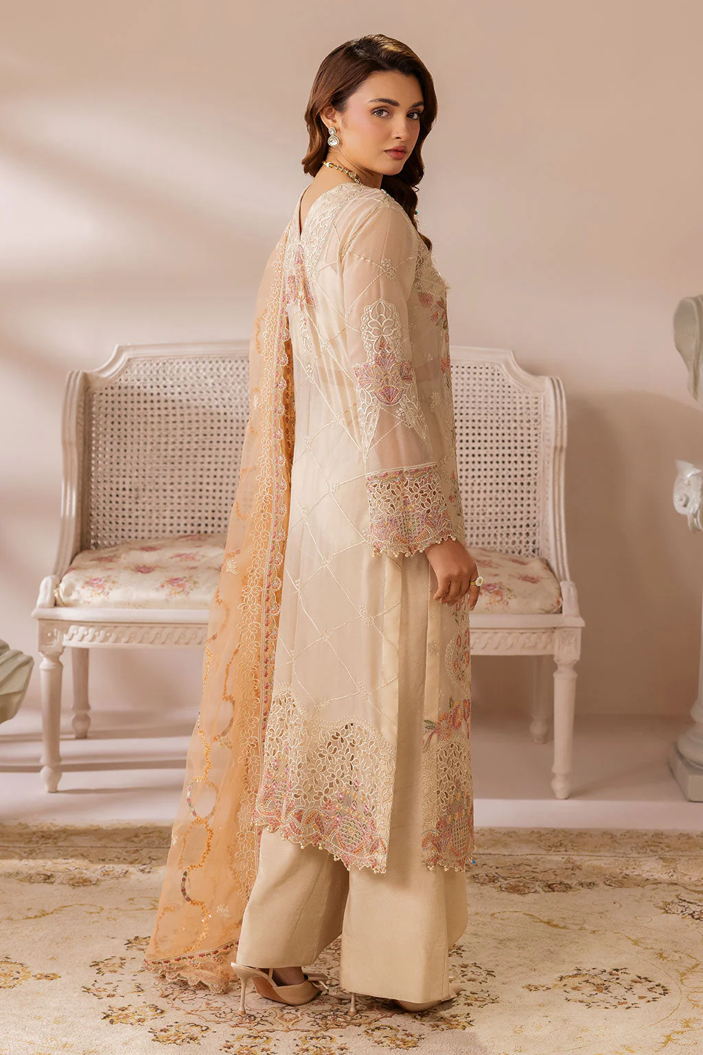 Ramsha Satrangi Chiffon Collection 2026 || ST-102 3