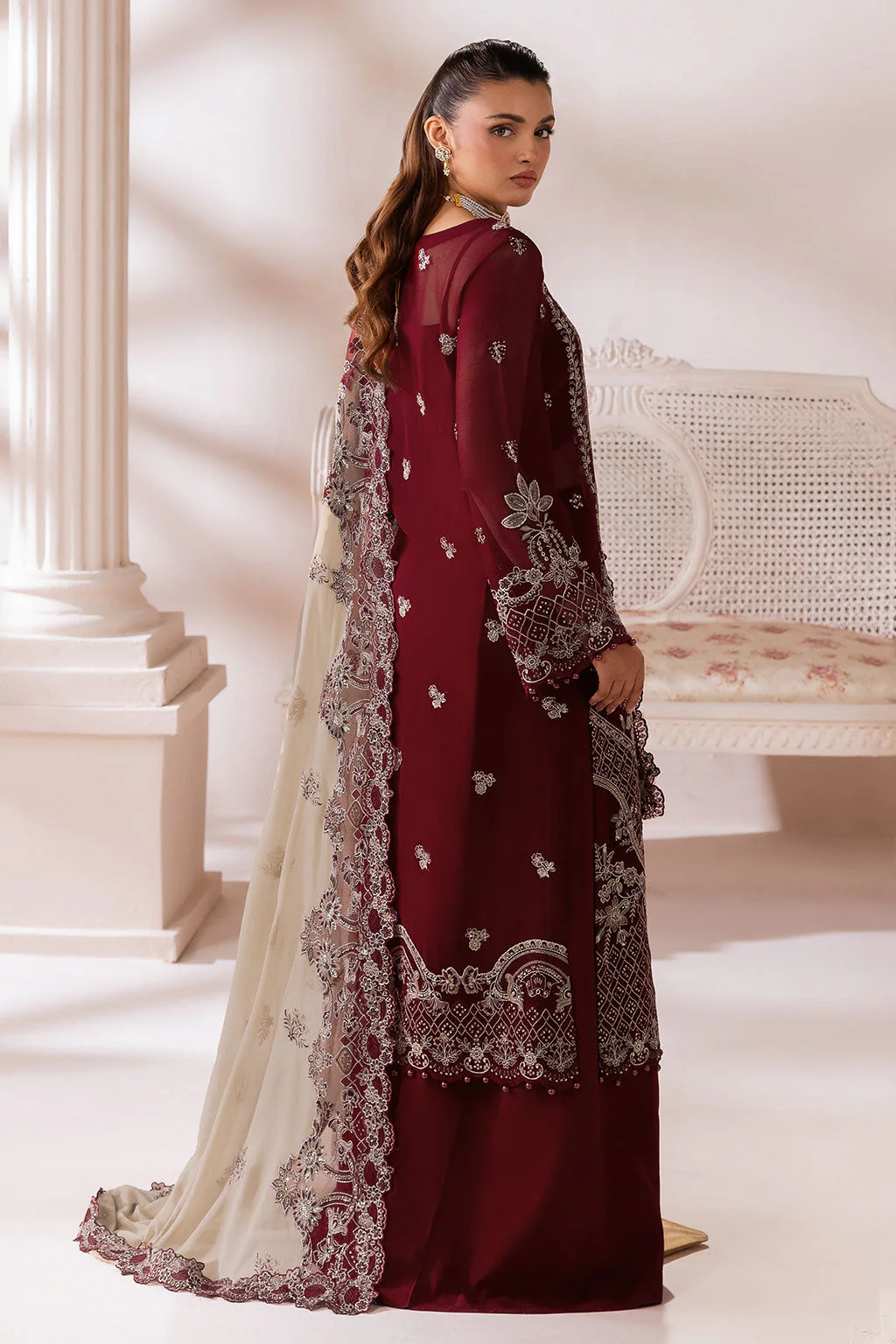 Ramsha Satrangi Chiffon Collection 2026 || ST-103 3