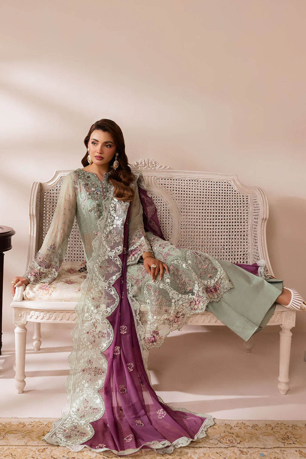 Ramsha Satrangi Chiffon Collection 2026 || ST-104 2