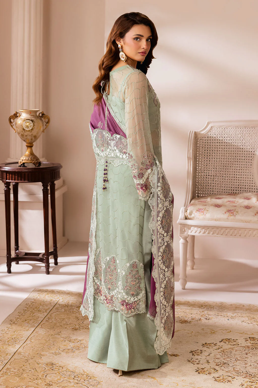 Ramsha Satrangi Chiffon Collection 2026 || ST-104 5
