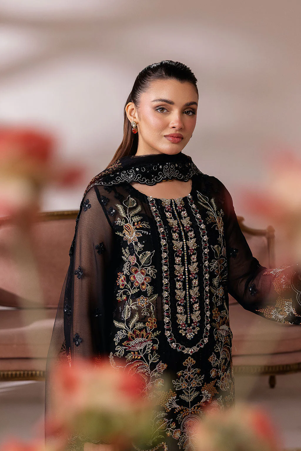 Ramsha Satrangi Chiffon Collection 2026 || ST-105 2