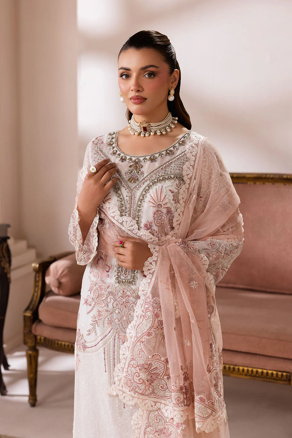 Ramsha Satrangi Chiffon Collection 2026 || ST-106 2