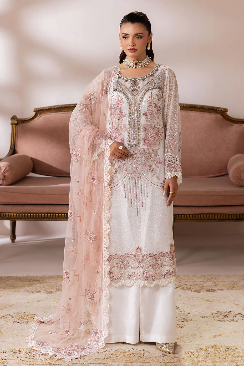 Ramsha Satrangi Chiffon Collection 2026 || ST-106 5