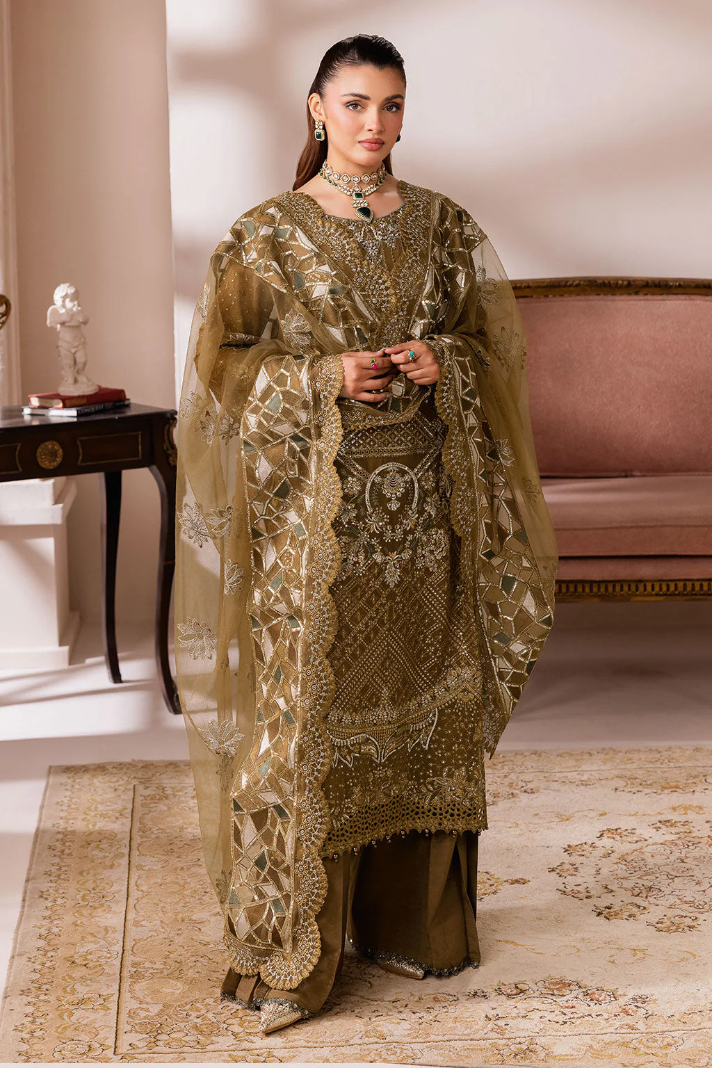 Ramsha Satrangi Chiffon Collection 2026 || ST-107 3