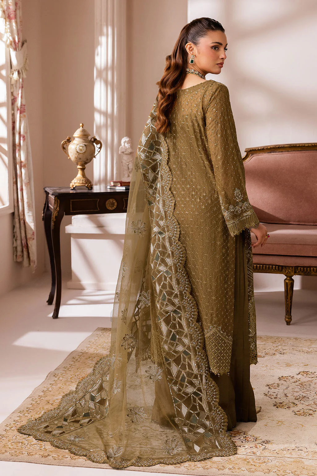 Ramsha Satrangi Chiffon Collection 2026 || ST-107 4