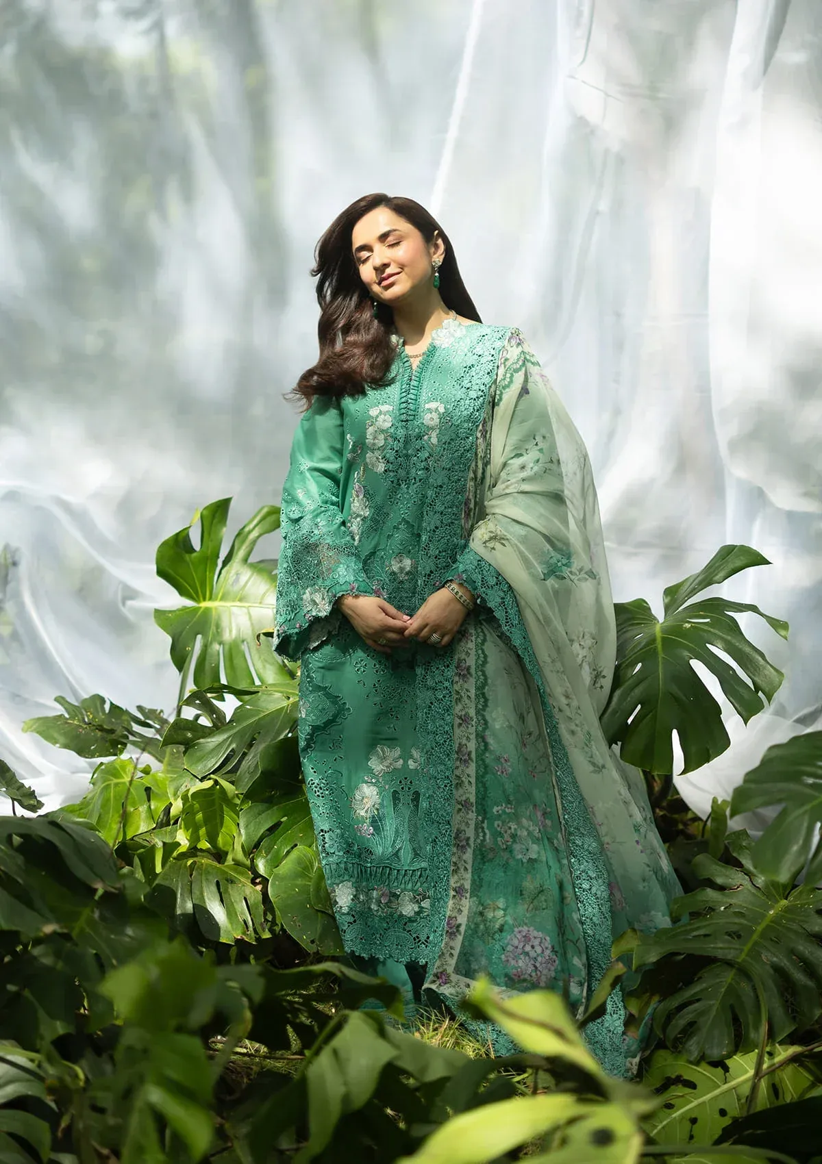 Elaf Luxury Lawn Vol 2 | 2026 || ELQ-2A LOVER’S EDEN
