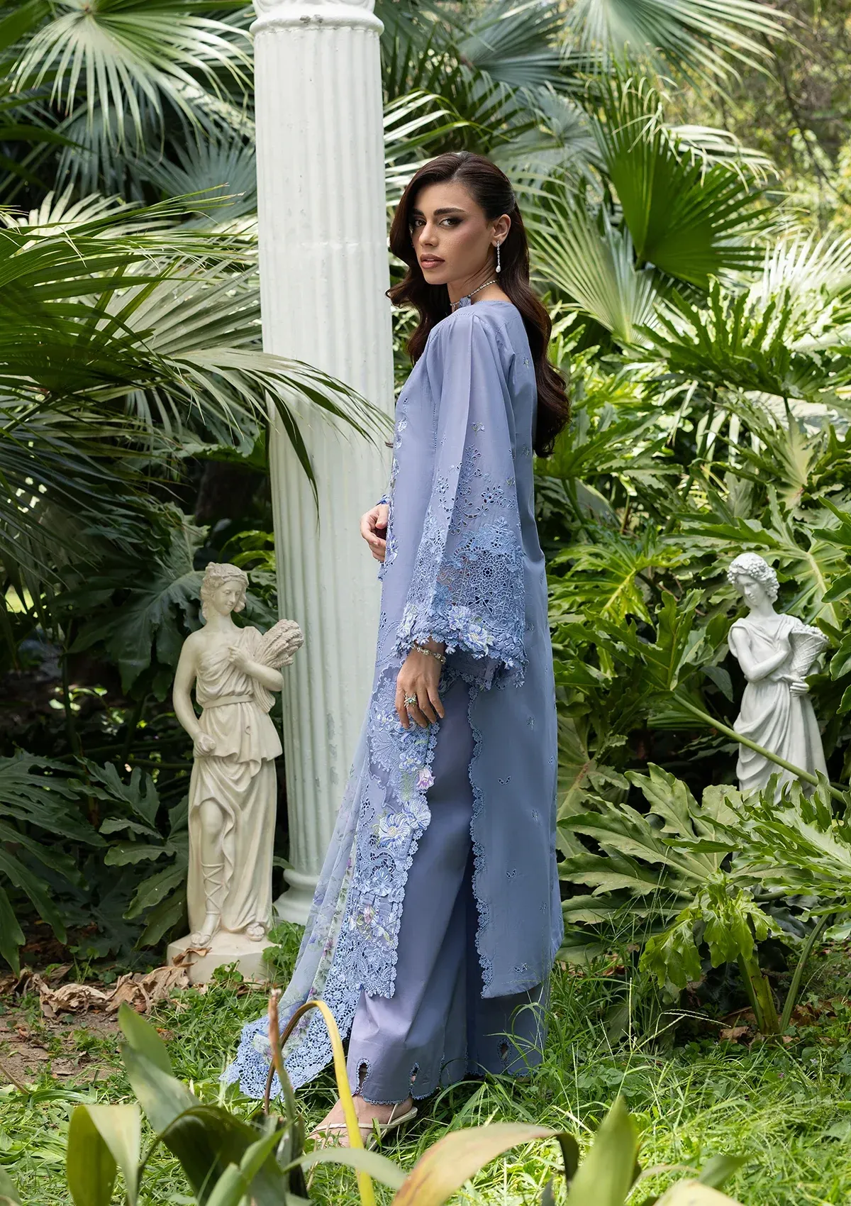 Elaf Luxury Lawn Vol 2 | 2026 || ELQ-2B LAVENDER LUXE 4
