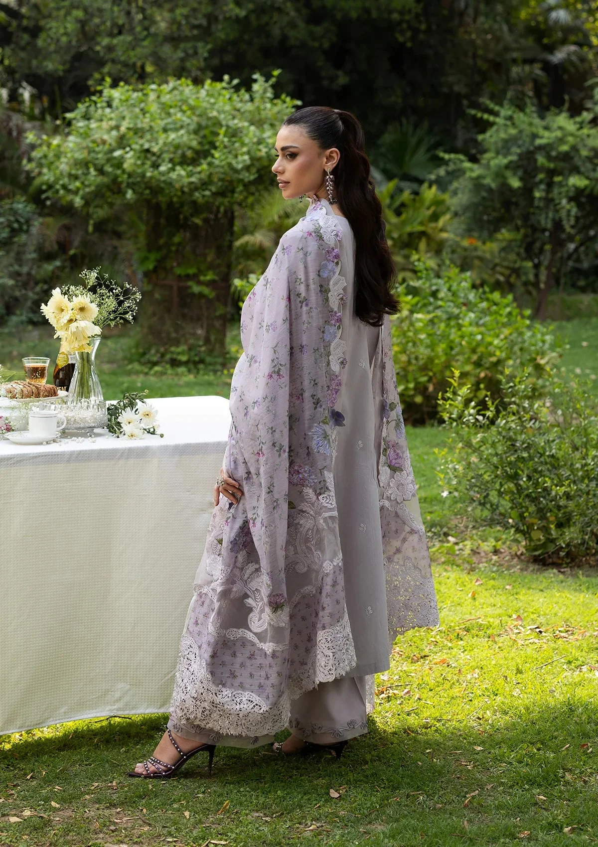 Elaf Luxury Lawn Vol 2 | 2026 || ELQ-4B PURE PLUM 3