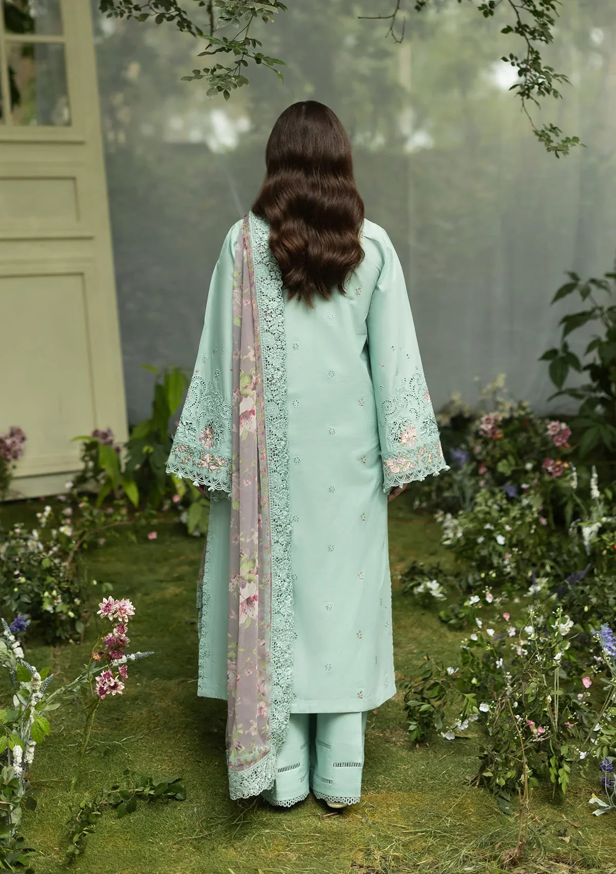 Elaf Luxury Lawn Vol 2 | 2026 || ELQ-6B MINT STORY 4