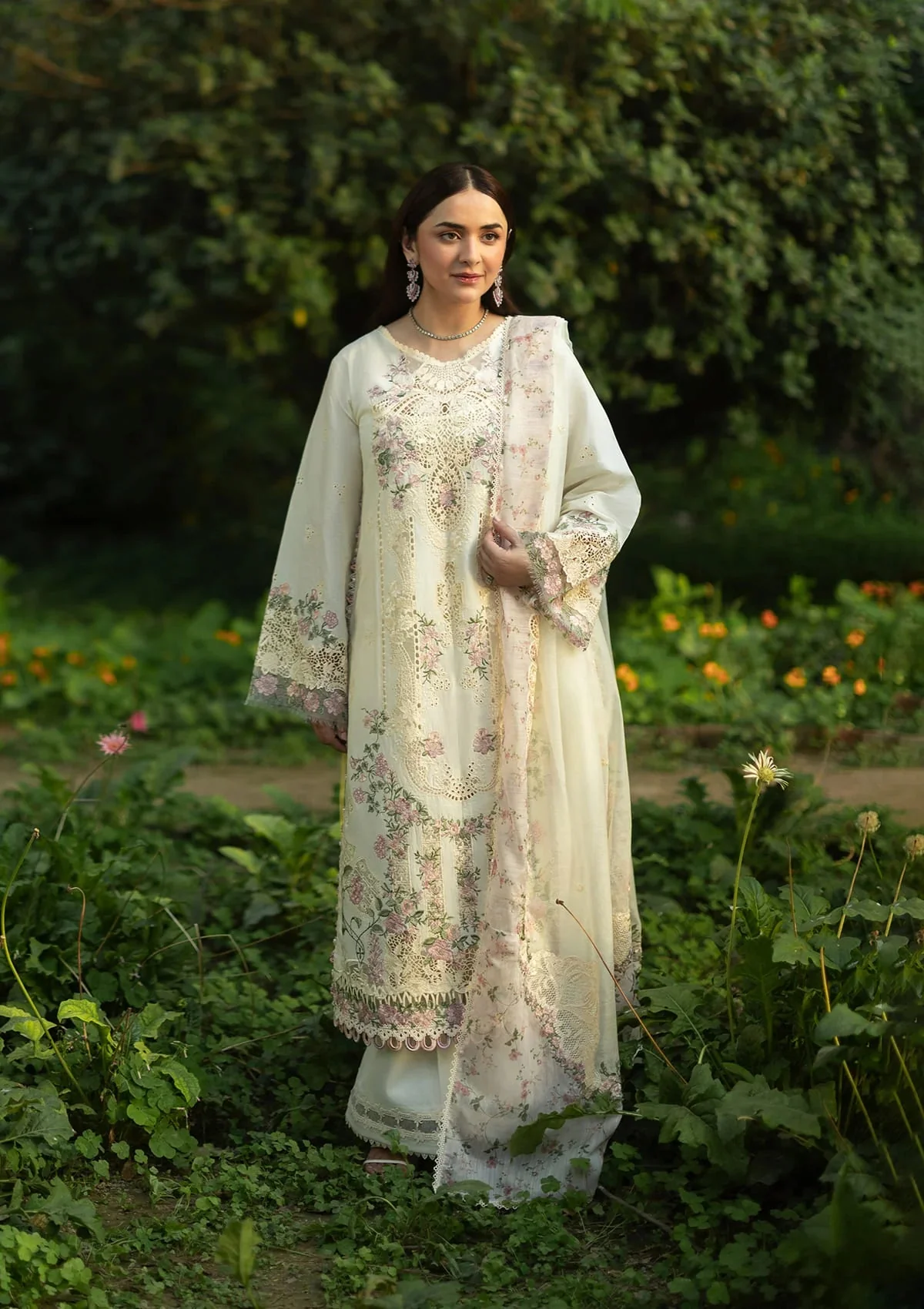 Elaf Luxury Lawn Vol 2 | 2026 || ELQ-7B SWEET TALK