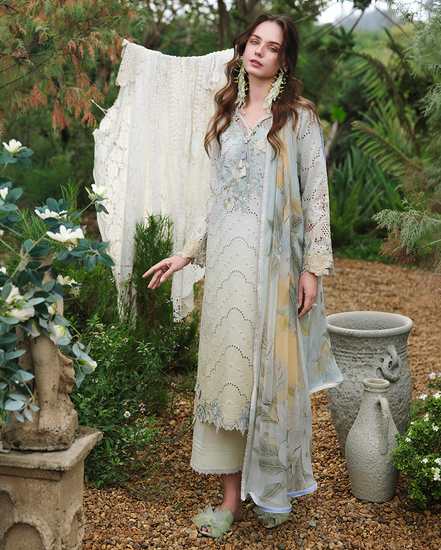 MUSHQ / MUSHQ HEMLINE SECRET GARDEN V3 Mushq Ivory Botanica 4